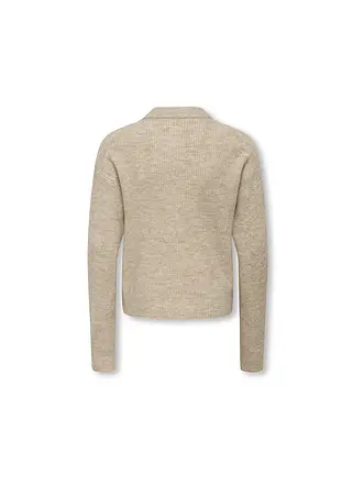 ONLY | Gilet en tricot pour fille KOGCAMILLA | beige